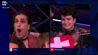 The moment Italy wins Eurovision song contest 2021