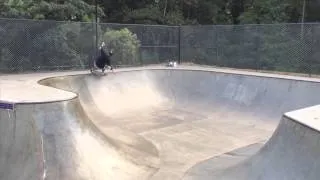 Chuck Powell Skate Video, Grayson Skatepark Bowl Skating Age 39 and 40, Irving TX Skatepark