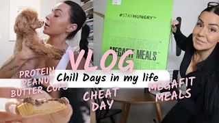 VLOG | Protein PB Cups, MegaFit Meals, Cheat Day , Protein Treat | Chill Days in my Life