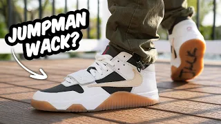 Travis Scott JUMPMAN JACK Sail Dark Mocha REVIEW & On Feet