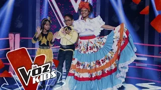 Leumas, Damar and Valentina sing in the Super Battles | The Voice Kids Colombia 2019