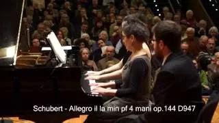 Maria-João Pires and Lilit Grigoryan - Franz Schubert - Allegro in A Minor, D 947 "Lebensstürme"