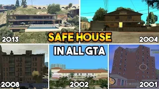 GTA : SAFE HOUSE IN EVERY GTA (GTA 5, 4, SAN, VC, 3)