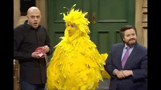 SNL Video Ted Cruz, Joe Rogan Check In on Vaxxed Big Bird on Sesame Street