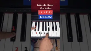 Dragon Ball Super Ultra Instinct piano tutorial