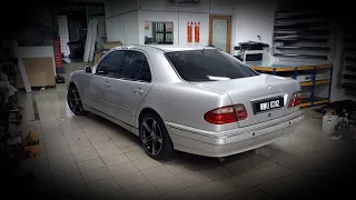 WEEVIL UPDATE: 1997 Mercedes-Benz E200 W210 Dark Mode ON!! Tint DONE!! | EvoMalaysia.com