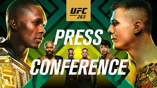 UFC 263: Pre-fight Press Conference