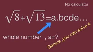 nice mathskills to find whole number,no caculator,fun maths,mathman,math games,#数学#数学競賽#الرياضيات