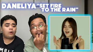 Daneliya Tuleshova - Set Fire to the Rain | Adele COVER  (OMG THAT THICC VOICE) REACTION