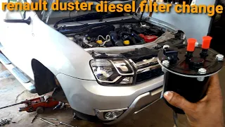 renault duster diesel filter change