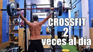 Así es ENTRENAR CROSSFIT 2 VECES AL DÍA 💪