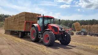 Wozimy słomę 😀 Zetor Crystal 170Hd z Naczepą 💪👌