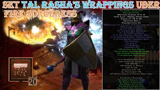 Diablo II Resurrected - Set Item Tal Rasha's Wrappings Sorceress Cold Build Uber Tristram