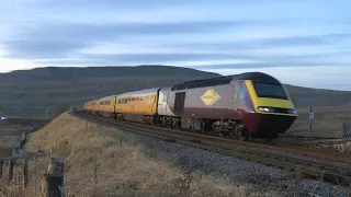 The now three tone HST flying banana  Network Rail test train 21/ 11/ 21