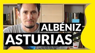 ASTURIAS ALBÉNIZ  💃 Guitar TUTORIAL [SCORE+TAB]