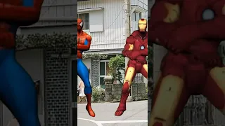 Hulk Smash Ft. Spider-Man & Iron Man In Coffin Dance Mode P4 #shorts TikTok