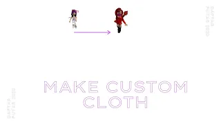 Making Custom Cloth Roblox Studio (Leaving Without Lost)