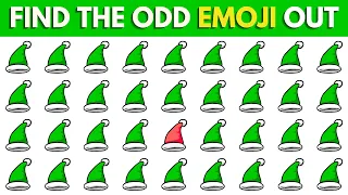 Find The ODD One Out : Take Challenge With 30 Christmas Emoji Puzzles