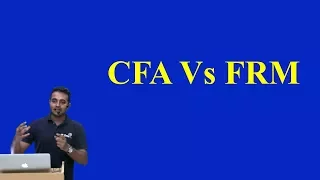 CFA vs FRM