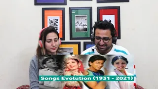 Pak Reacts to Evolution Of Hindi Film Songs(1931 - 2021) || Most Popular Song Each Year || MUZIX