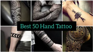 Best Hand Tattoo Design for Men 🔥 #artistictattoo  #tattooing