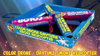 OX1115 Color Drone – Daytime smoke helicopter - Mad Ox Fireworks - Smoke Fireworks