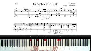 !La noche que te fuiste! - free tango piano score!