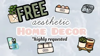 💕FREE aesthetic decor 😇 To spice up your home 🏠 Toca Boca - Toca life world 🌎