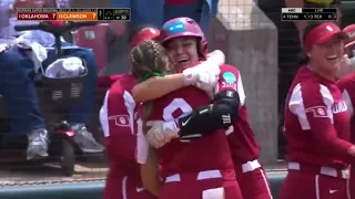 "LOSE YOUR MIND!" Oklahoma Sooners Softball radio call of Home Run vs. Clemson #ncaasoftball #ncaa