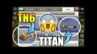 World Record - TownHall 6 In Titan in Clash Of Clans - How He Did It!!!