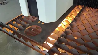 10mm carbon steel cutting, 1540-3000W laser cutting machine