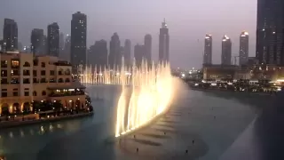 Dubai Fountains Synchronized With Whitney Houston's I Will Always Love You! (RIP Whitney).mp4