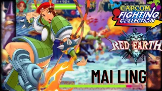 Capcom Fighting Collection : Red Earth Mai Ling play