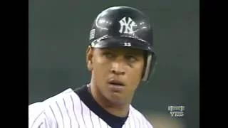 A-Rod's first Yankee hit