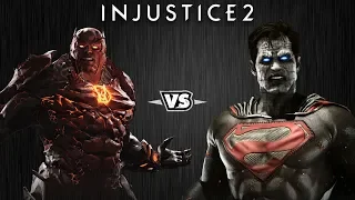 Injustice 2 - Атроцитус против Бизарро - Intros & Clashes (rus)