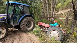 PATATES SÖKERKEN TRAKTÖRÜ DEREYE KAÇIRDIK🚜