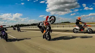 WILD RIDE OUT IN PRAGUE STREETS  - RAW | KTM EXC 450  realmichie