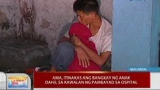 UB: Ama, itinakas ang bangkay ng anak dahil sa kawalan ng pambayad sa ospital