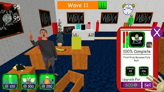 Baldi's Tower Defense - How many waves can you do only with 1st Prize?