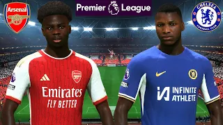 EA FC 24 - Arsenal vs. Chelsea - Saka Havertz Palmer Caicedo - Premier League 23/24 | PS5 | 4K HDR