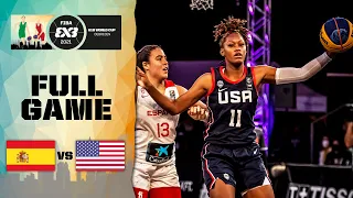 Spain v USA | Women's - Final Full Game | FIBA 3x3 U18 World Cup 2021