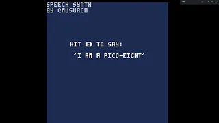 Pico 8 But There is a Working Voice In It