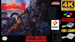 Super Castlevania IV | SNES | 4K60ᶠᵖˢ UHD🔴| Longplay Walkthrough Playthrough Full Movie Game