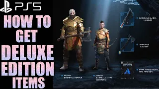 Deluxe Edition All Rewards GOD OF WAR RAGNAROK How to Get Deluxe Edition | GOW 5 Deluxe Edition