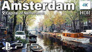 [4K] Explore Amsterdam in First-Person | Next Gen Ultra Realistic Graphics |  PS5 HDR  60 FPS