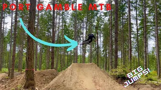 My First Time Riding MASSIVE JUMPS at Port Gamble