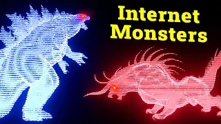 Monsters That Popularity Through Creepypasta, Internet Memes & Stories #3dhologram