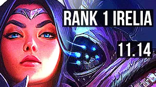 IRELIA vs JAX (TOP) | Rank 1 Irelia, Rank 8, 7 solo kills | EUW Challenger | v11.14