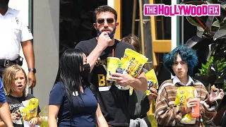 Ben Affleck Takes His & Jennifer Lopez's Kids Out For Family Fun Day At Universal Studios Hollywood