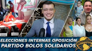 “Bolos Solidarios” presenta candidatos/ Paupérrimas elecciones internas de oposición